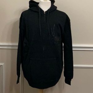Spyder Men’s FRONT ZIP HOODIE - black